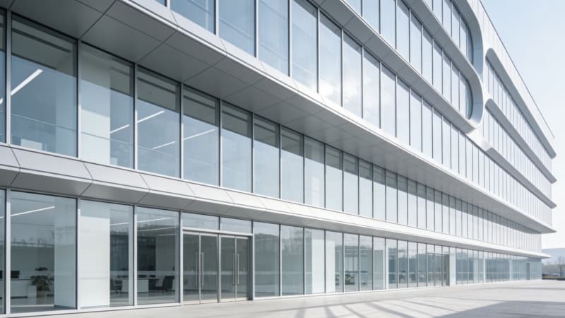 合肥4000平現(xiàn)代簡(jiǎn)約辦公室設(shè)計(jì)，辦公樓外觀(guān)大堂辦公區(qū)全案裝修效果圖