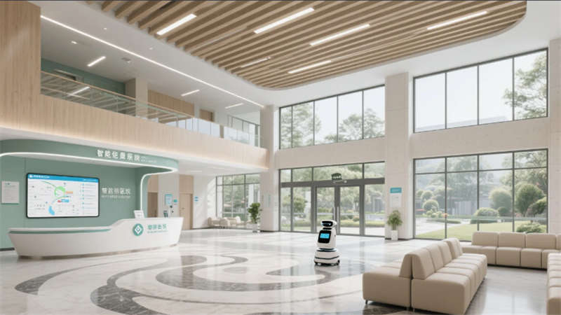 自然療愈，智慧交互——合肥現(xiàn)代化醫(yī)院空間裝修設計欣賞