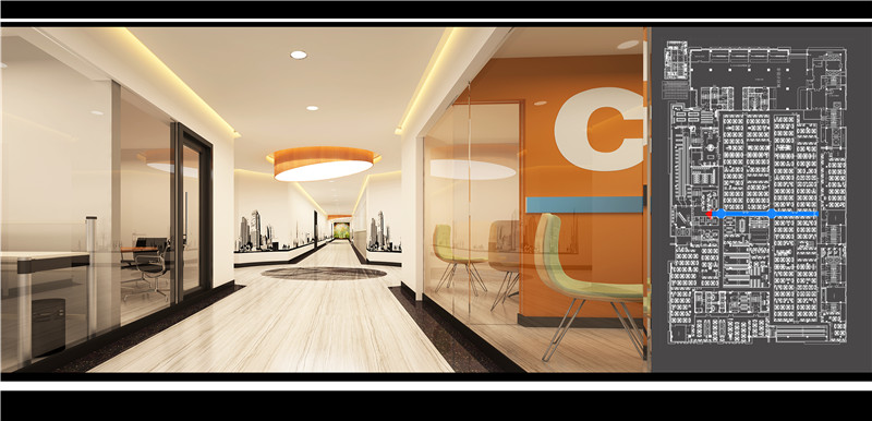 呼叫中心主過道設(shè)計